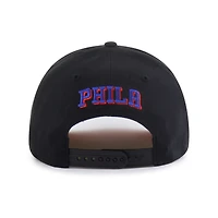 Men's Brand Seen by '47 Black Philadelphia 76ers Sorry I Was Hooping Hitch Adjustable Hat