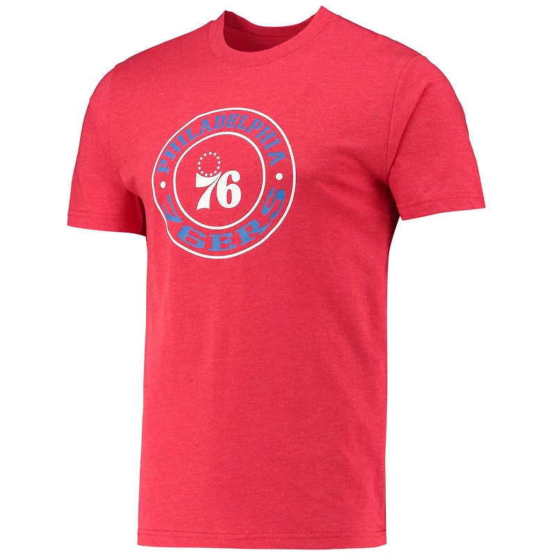 Ensemble de nuit Concepts Sport Royal/Rouge Philadelphia 76ers T-shirt et short pour homme