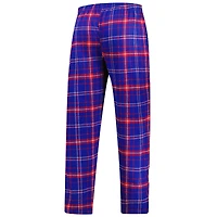 Men's Concepts Sport Royal/Red Philadelphia 76ers Ultimate Plaid Flannel Pants