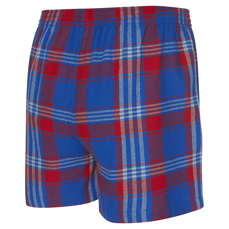 Boxer en flanelle pour homme Concepts Sport Royal Philadelphia 76ers Region