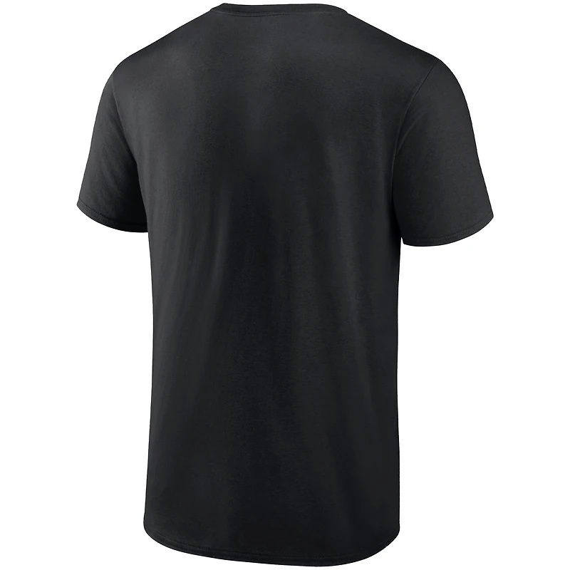 T-shirt noir Fanatics pour hommes des Philadelphia 76ers Count Hometown Collection