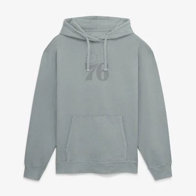 Men's Fanatics Gray Philadelphia 76ers Washed Hoodie