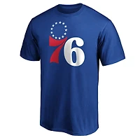 T-shirt avec nom et numéro de meneur jeu Fanatics Joel Embiid Royal Philadelphia 76ers pour hommes