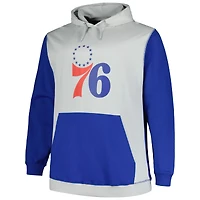 Sweat à capuche Fanatics Royal/Silver Philadelphia 76ers pour hommes Big & Tall Primary Arctic