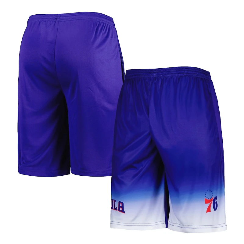 Men's Fanatics Royal Philadelphia 76ers Big & Tall Fadeaway Shorts