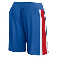 Short en maille emblématique Fanatics Royal Philadelphia 76ers Big & Tall Referee pour hommes