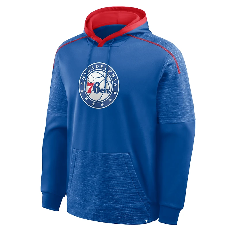Men's Fanatics Royal Philadelphia 76ers Pick & Roll Defender Pullover Hoodie