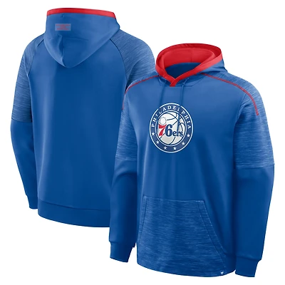 Men's Fanatics Royal Philadelphia 76ers Pick & Roll Defender Pullover Hoodie