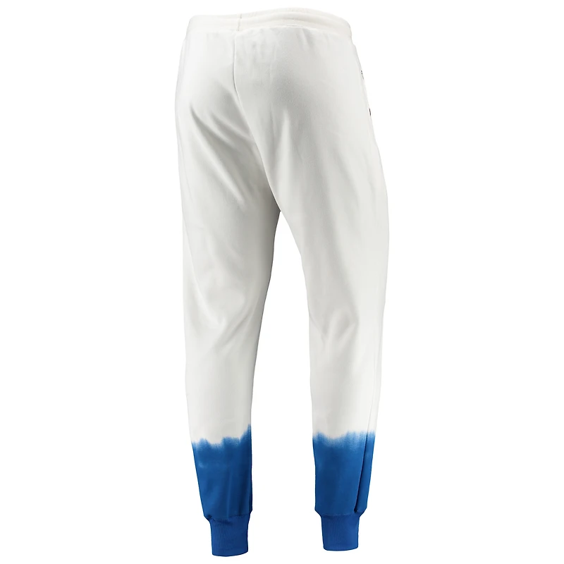 Men's FISSL Oatmeal Philadelphia 76ers Double Dribble Tie-Dye Fleece Jogger Pants