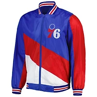 Veste zippée JH Design Royal Philadelphia 76ers pour homme