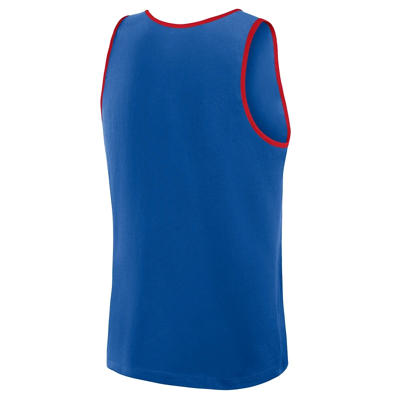 Débardeur Athletic Royal pour homme avec logo Philadelphia 76ers, succès inégalé