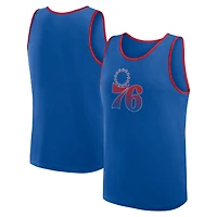 Débardeur Athletic Royal pour homme avec logo Philadelphia 76ers, succès inégalé