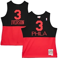 Men's Mitchell & Ness Allen Iverson Black Philadelphia 76ers 2003/04 Hardwood Classics Reload 2.0 Swingman Jersey