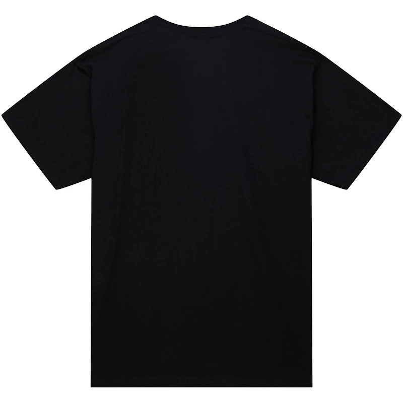 Men's Mitchell & Ness Allen Iverson Black Philadelphia 76ers Hardwood Classics Bling Concert Player T-Shirt