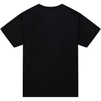 Men's Mitchell & Ness Allen Iverson Black Philadelphia 76ers Hardwood Classics Bling Concert Player T-Shirt