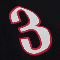 Sweat à capuche en polaire Mitchell & Ness Allen Iverson noir Philadelphia 76ers Playmaker pour homme