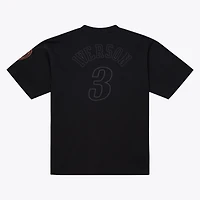 T-shirt graphique Mitchell & Ness Allen Iverson noir Philadelphia 76ers Playmaker pour homme