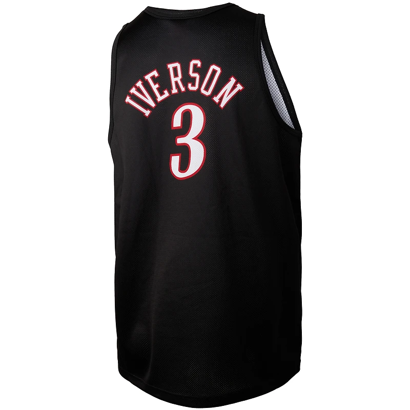 Débardeur noir Mitchell & Ness Allen Iverson pour hommes des Philadelphia 76ers Slam Player