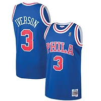 Maillot Swingman Mitchell & Ness Allen Iverson Royal Philadelphia 76ers 1996/97 Hardwood Classics pour hommes