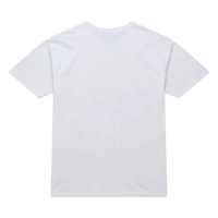 Men's Mitchell & Ness Allen Iverson White Philadelphia 76ers Hardwood Classics Chalked Up T-Shirt