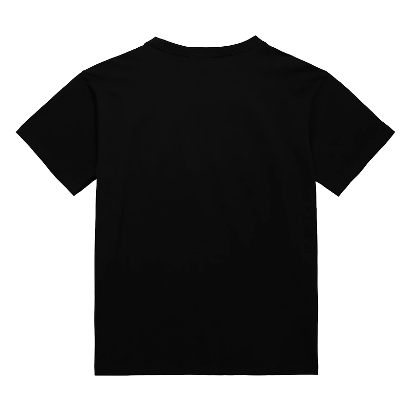 Men's Mitchell & Ness Black Philadelphia 76ers Hardwood Classics Neon Nights Premium T-Shirt