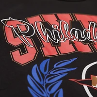 Men's Mitchell & Ness Black Philadelphia 76ers NBA x Michelob Ultra Rewind II T-Shirt