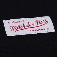 Men's Mitchell & Ness  Black Philadelphia 76ers Polo Jersey