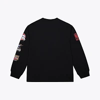 Men's Mitchell & Ness  Black Philadelphia 76ers Training Camp Long Sleeve T-Shirt