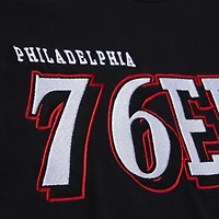 Men's Mitchell & Ness  Black Philadelphia 76ers Training Camp Long Sleeve T-Shirt