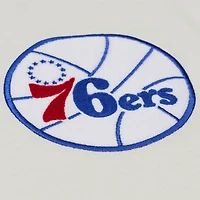 T-shirt premium Mitchell & Ness crème Philadelphia 76ers Hardwood Classics à coutures chaîne pour homme