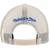 Men's Mitchell & Ness Cream Philadelphia 76ers Trucker Adjustable Hat