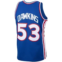 Men's Mitchell & Ness Darryl Dawkins Royal Philadelphia 76ers 1976/77 Hardwood Classics Swingman Jersey