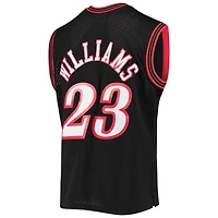 Maillot Swingman Mitchell & Ness Lou Williams pour hommes des Philadelphia 76ers 2005/06 Hardwood Classics noir