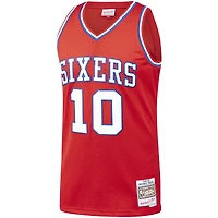 Maillot Swingman Mitchell & Ness Maurice Cheeks Philadelphia 76ers Hardwood Classics pour hommes, rouge