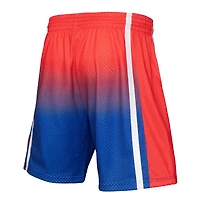 Mitchell & Ness pour homme rouge/noir Philadelphia 76ers - 2000/01 Hardwood Classics Fadeaway Swingman Short