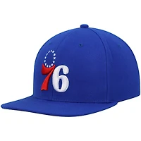 Men's Mitchell & Ness Royal Philadelphia 76ers Ground 2.0 Snapback Hat