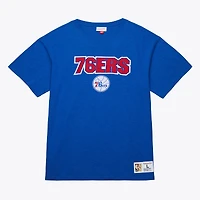 T-shirt Mitchell & Ness Royal Philadelphia 76ers Legendary Slub pour homme