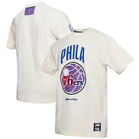 Men's NBA x Two Hype  Cream Philadelphia 76ers Culture & Hoops Collection Premium T-Shirt