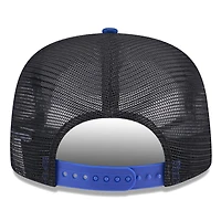 Casquette Snapback Team Arch Golfer New Era pour hommes, noir/Royal Philadelphia 76ers Throwback