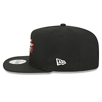 Men's New Era Black Philadelphia 76ers 2025/26 Classic Edition Jersey Hook A-Frame 9FIFTY Snapback Hat