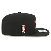 Men's New Era Black Philadelphia 76ers 2025/26 Classic Edition Jersey Hook A-Frame 9FIFTY Snapback Hat