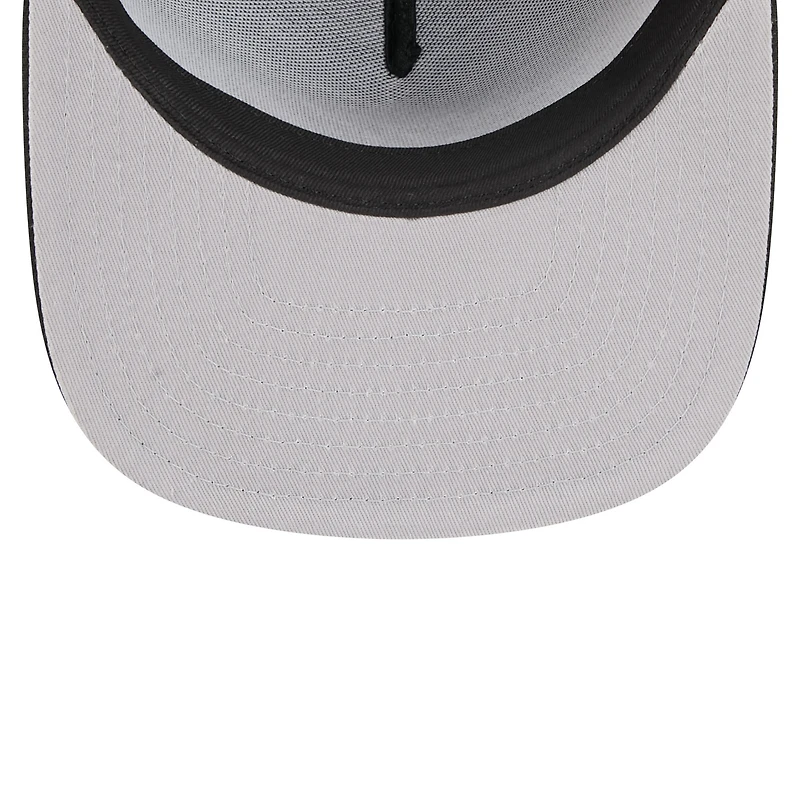 Men's New Era Black Philadelphia 76ers 2025/26 Classic Edition Jersey Hook A-Frame 9FIFTY Snapback Hat