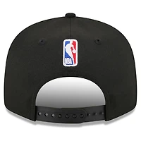 Casquette snapback New Era noire pour homme Philadelphia 76ers 2026 NBA Draft Crystal 9FIFTY