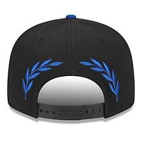 Casquette Snapback 9FIFTY noire Philadelphia 76ers Back Laurels New Era pour homme