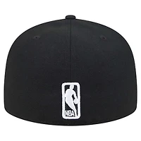 Casquette ajustée noire à imprimé camouflage Philadelphia 76ers UV 59FIFTY de New Era pour homme