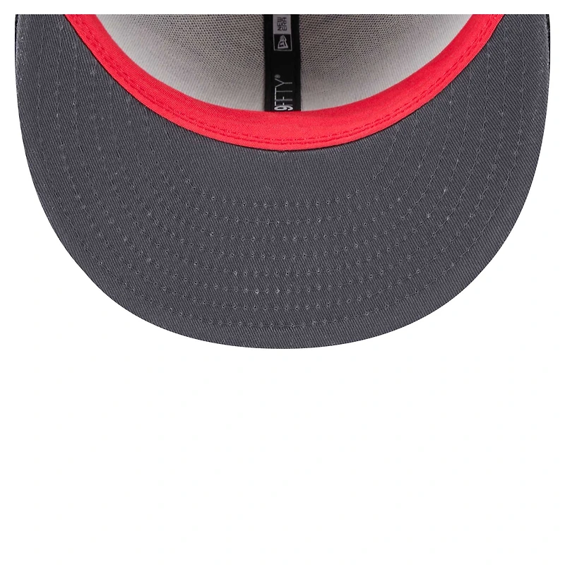 Casquette Snapback 9FIFTY Midnight Ink Pop Outline de Philadelphie 76ers pour homme New Era noire
