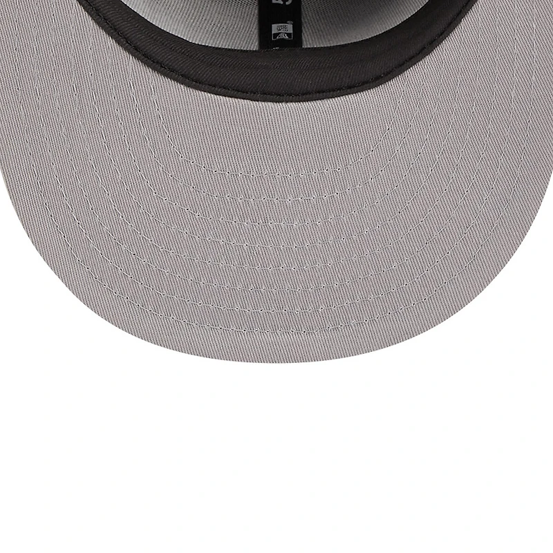 Casquette ajustée 59FIFTY matelassée noire Philadelphia 76ers New Era pour hommes
