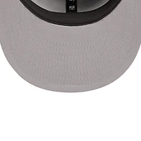 Casquette ajustée 59FIFTY matelassée noire Philadelphia 76ers New Era pour hommes