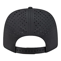 Men's New Era Black Philadelphia 76ers Sport Rope Vented Stretch-Snap 9SEVENTY Hat
