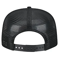 Casquette de golf à visière snapback Philadelphia 76ers noire New Era pour homme